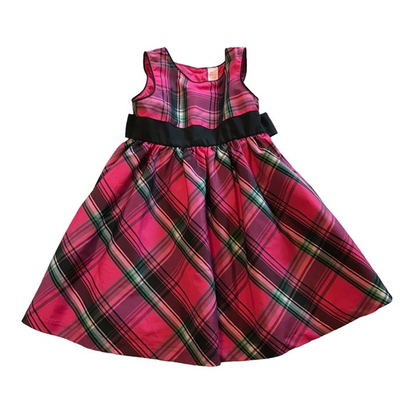 OshKosh B’gosh Traditional Pink Plaid Dress - Picture 1 of 9